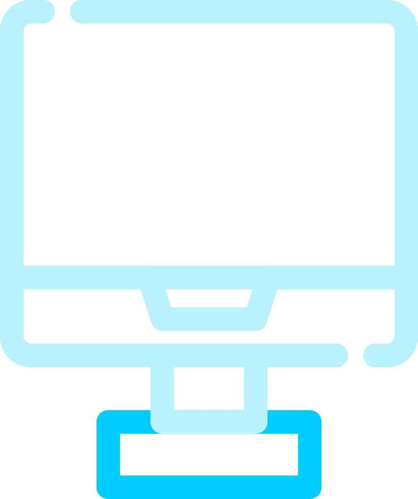 Monitor Creative Icon Design vector