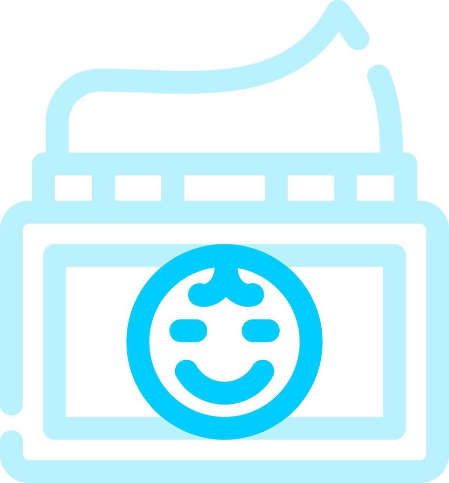 Baby Cream Creative Icon Design vector