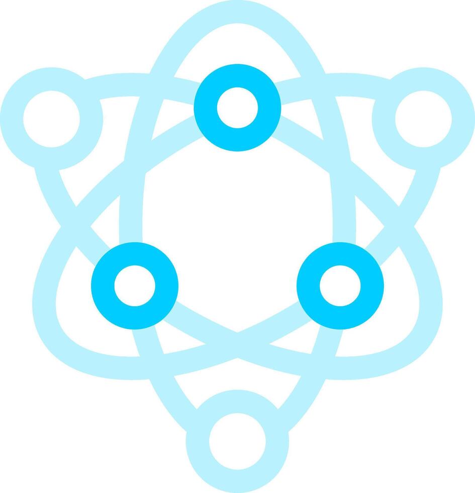 Atom Creative Icon Design vector