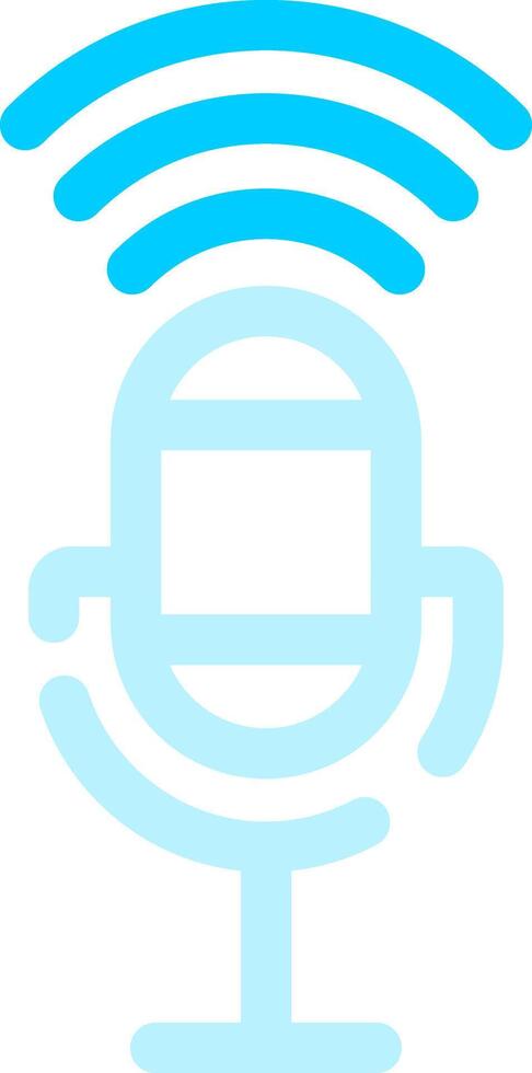 Voice Control Creative Icon Design vector