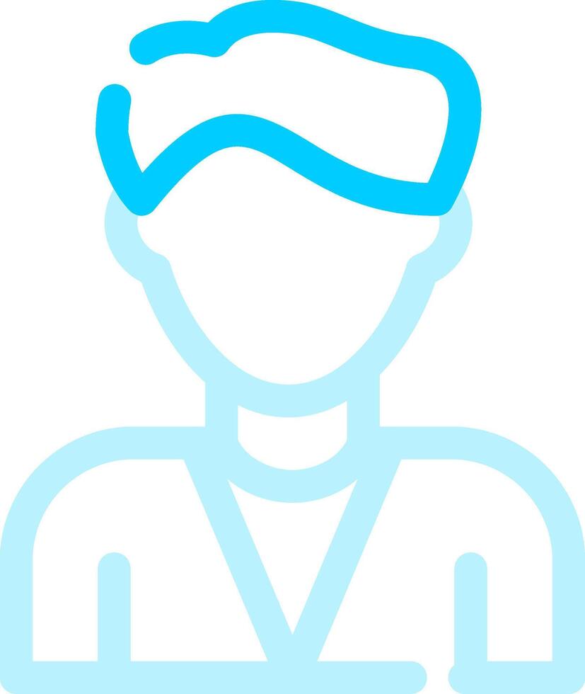 Man Creative Icon Design vector