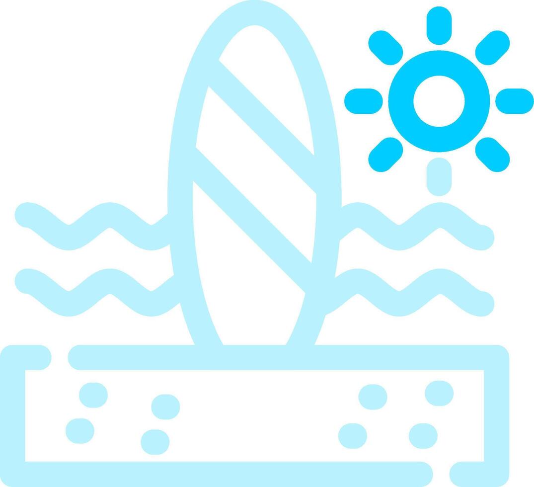 Paddle Surf Creative Icon Design vector