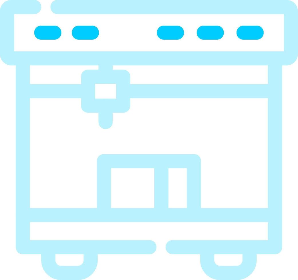 3D Printing Creative Icon Design vector