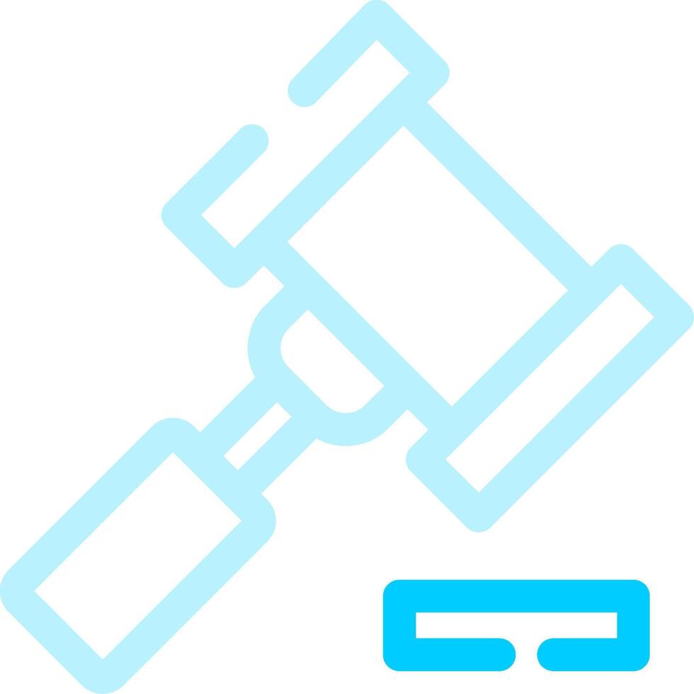 Gavel Creative Icon Design vector