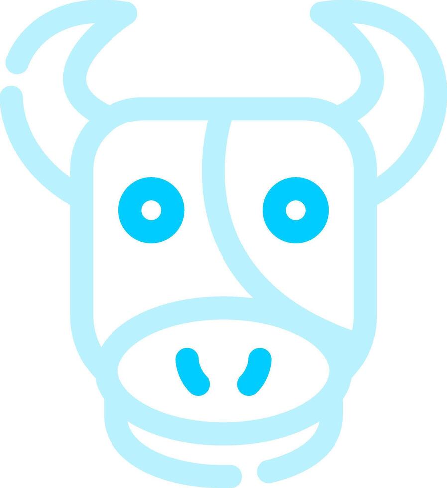 diseño de icono creativo de vaca vector