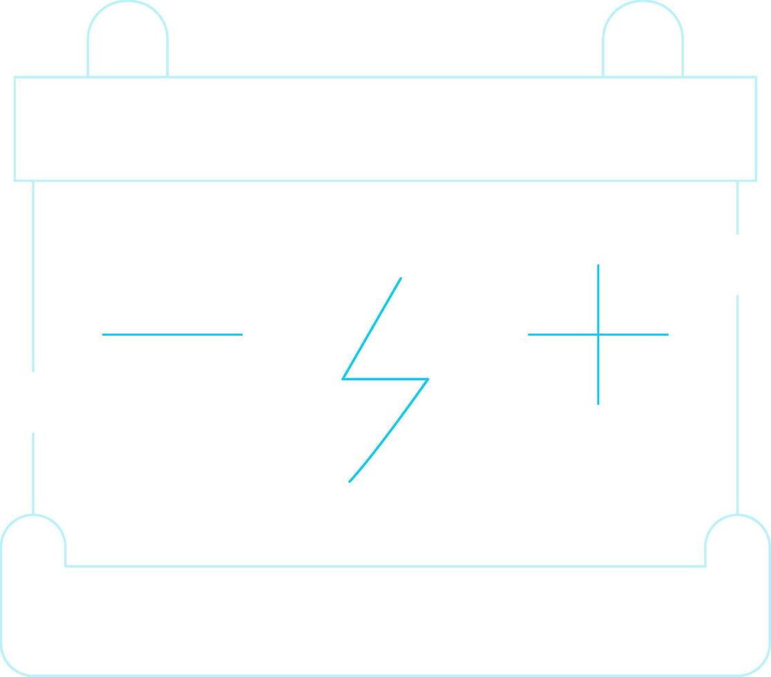 Battery Creative Icon Design vector