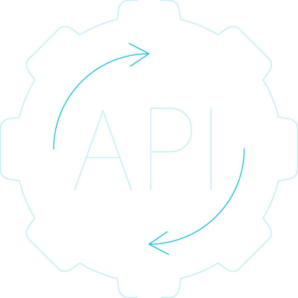 API Creative Icon Design vector