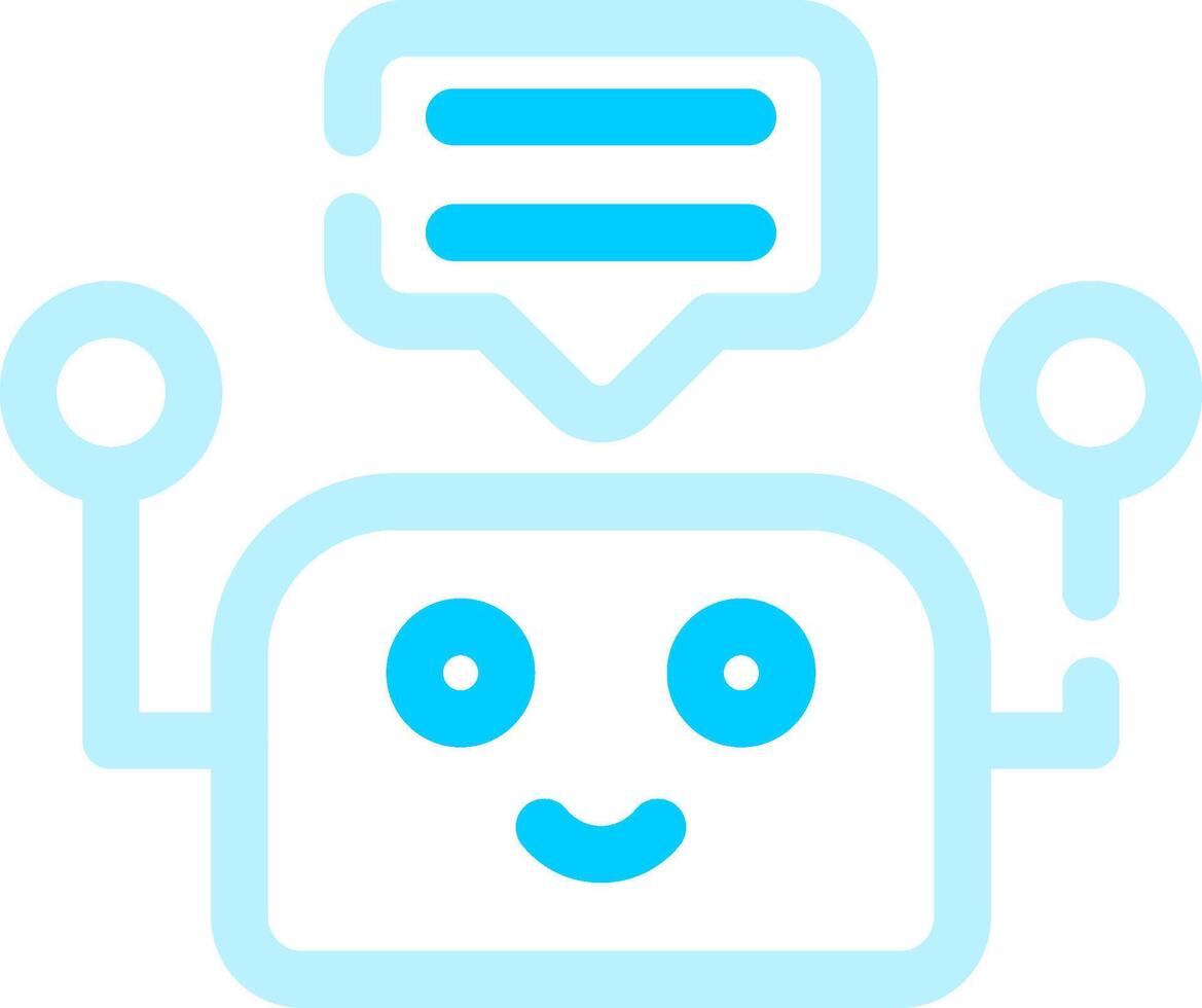 Chatbot Creative Icon Design vector