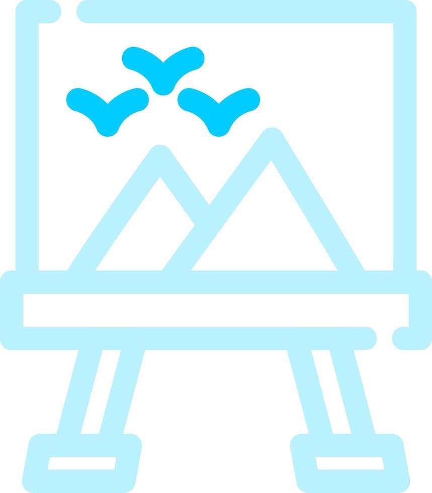 Canvas Creative Icon Design vector