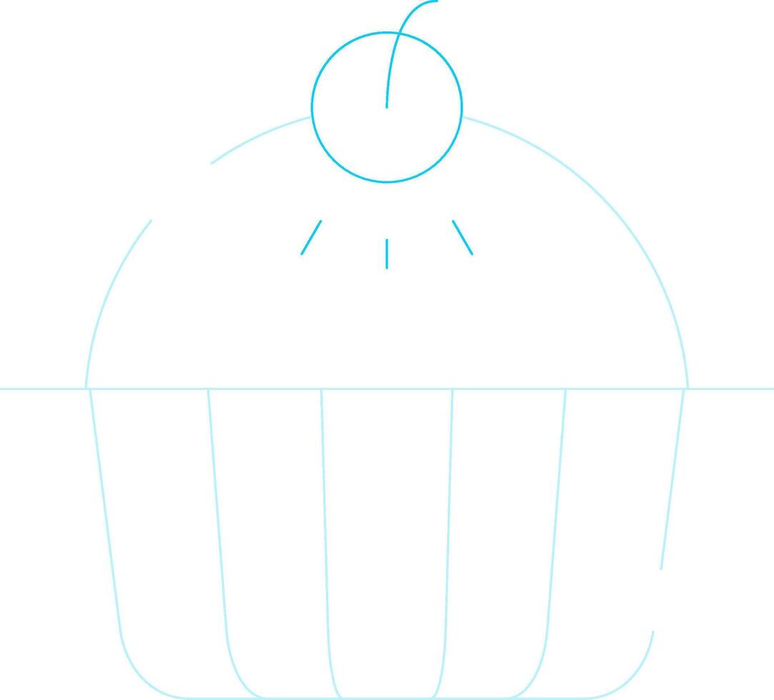 diseño de icono creativo de pastel de manzana vector