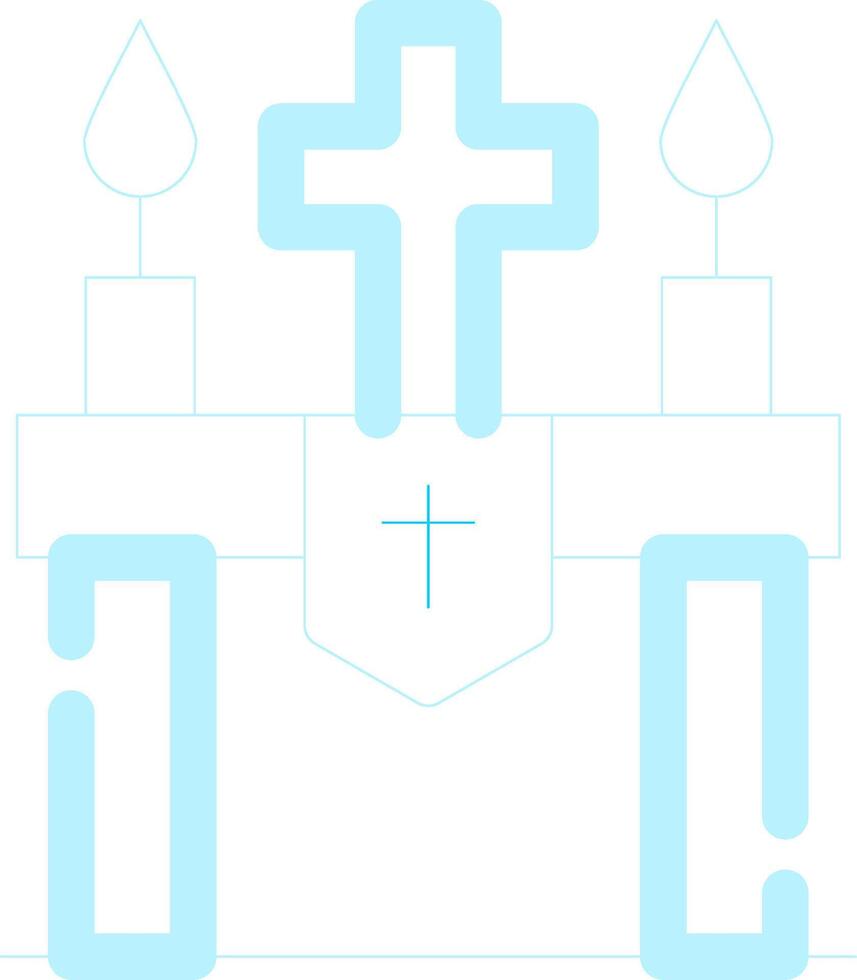 altar creativo icono diseño vector