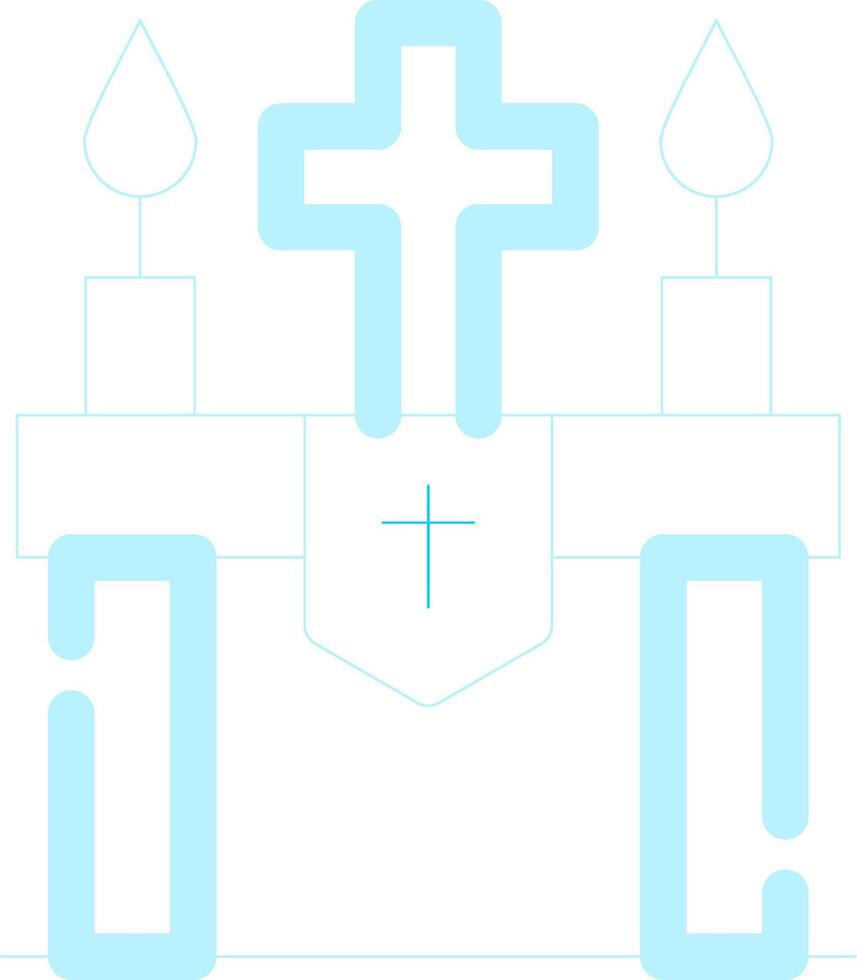 Altar Creative Icon Design vector