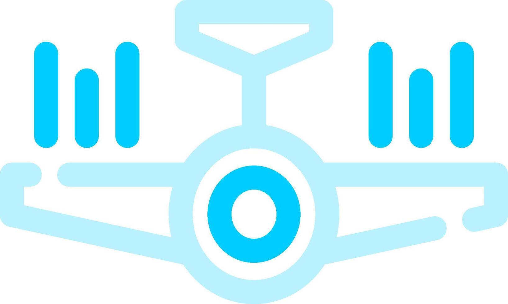 avión creativo icono diseño vector