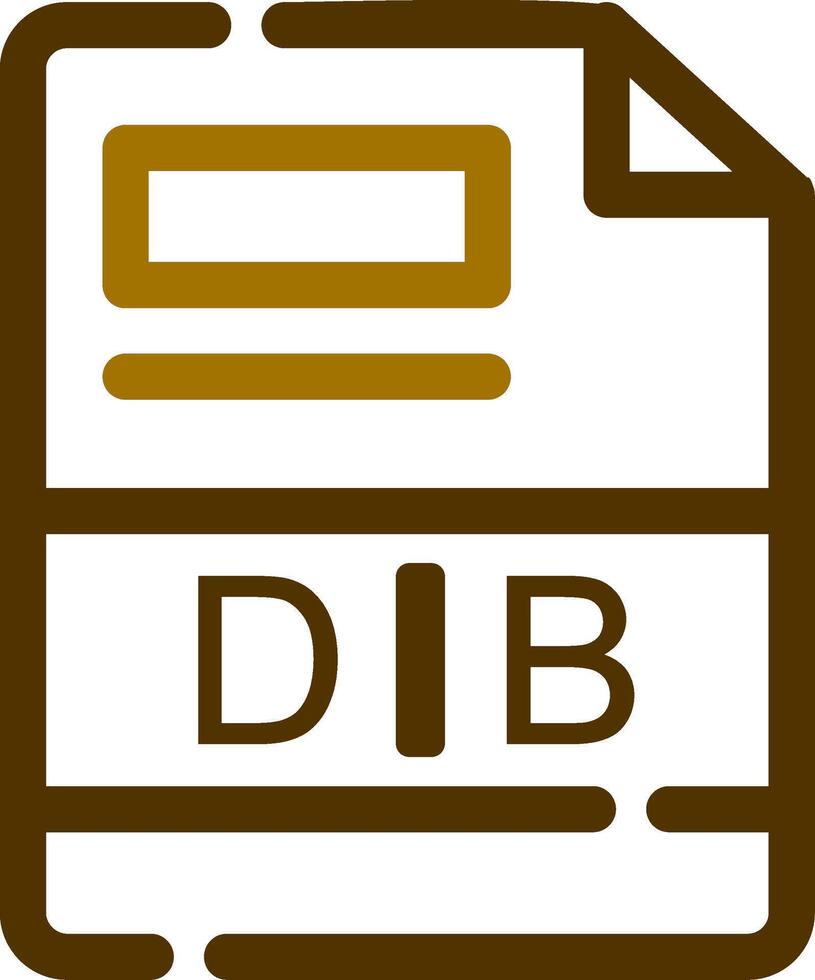 DIB Creative Icon Design vector