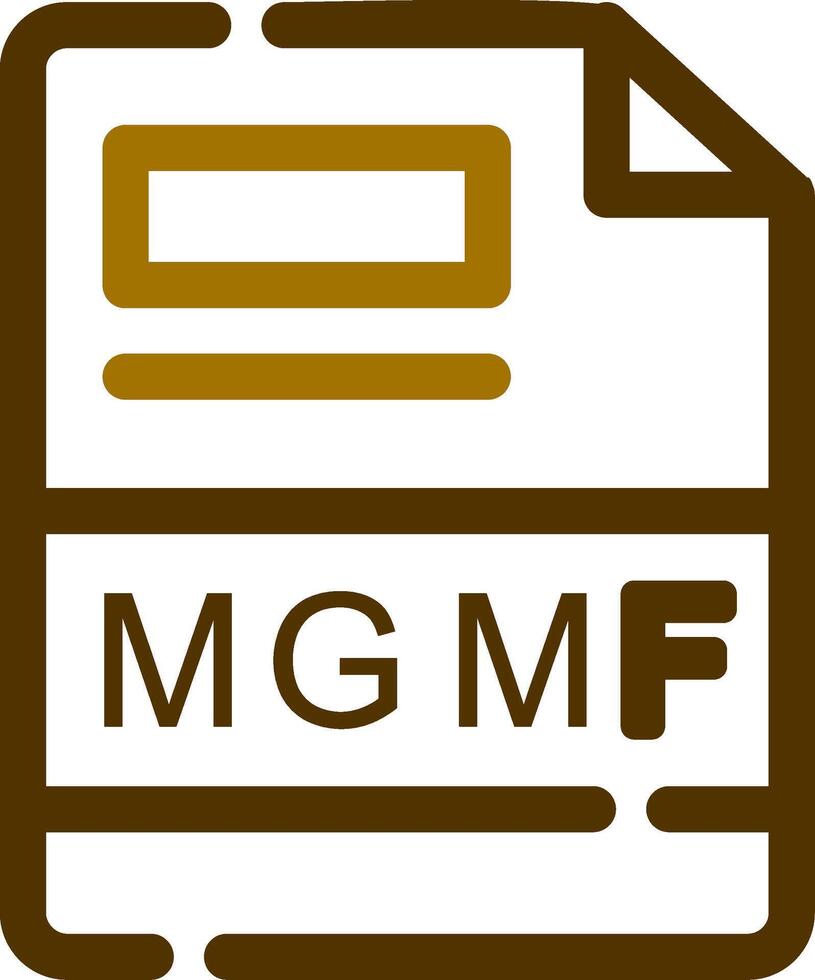 MGMF Creative Icon Design vector