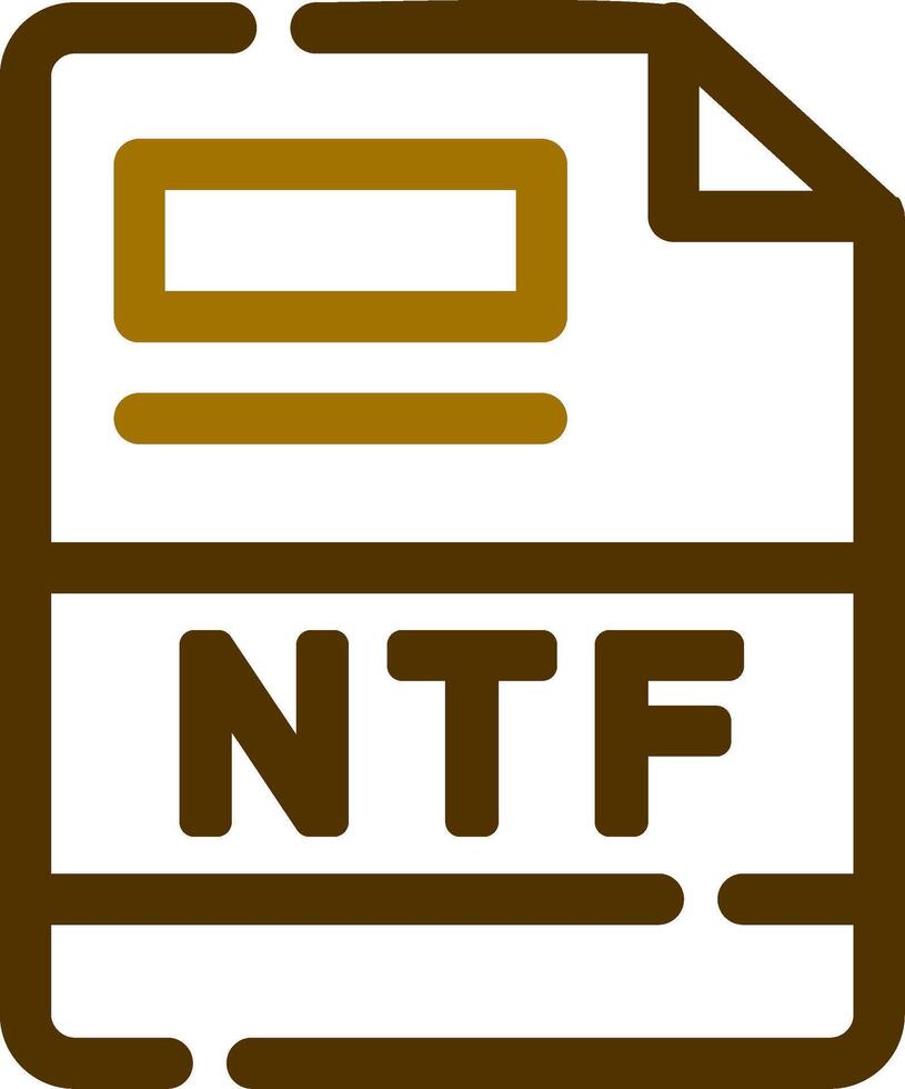 NTF Creative Icon Design vector