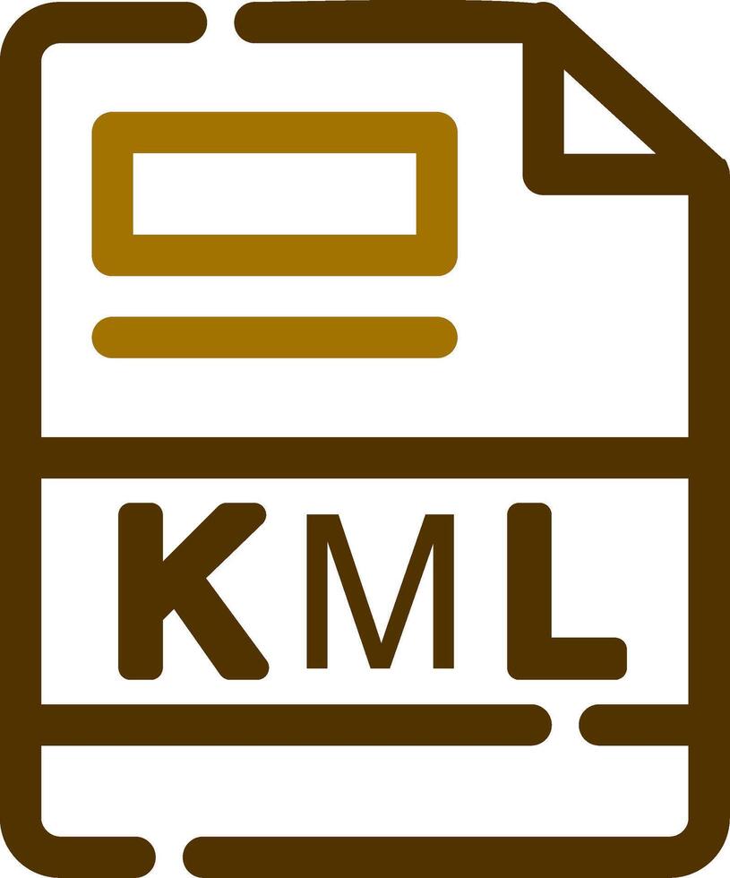 kml creativo icono diseño vector