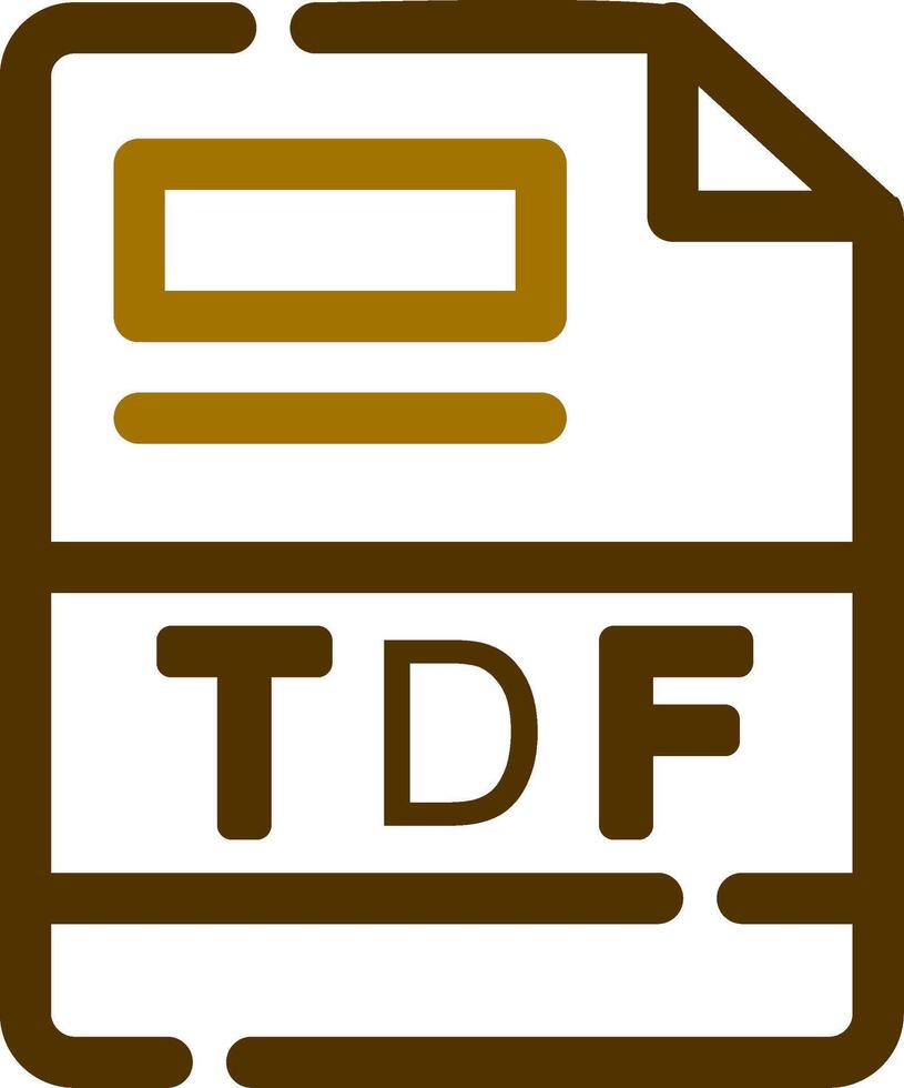 tfd creativo icono diseño vector