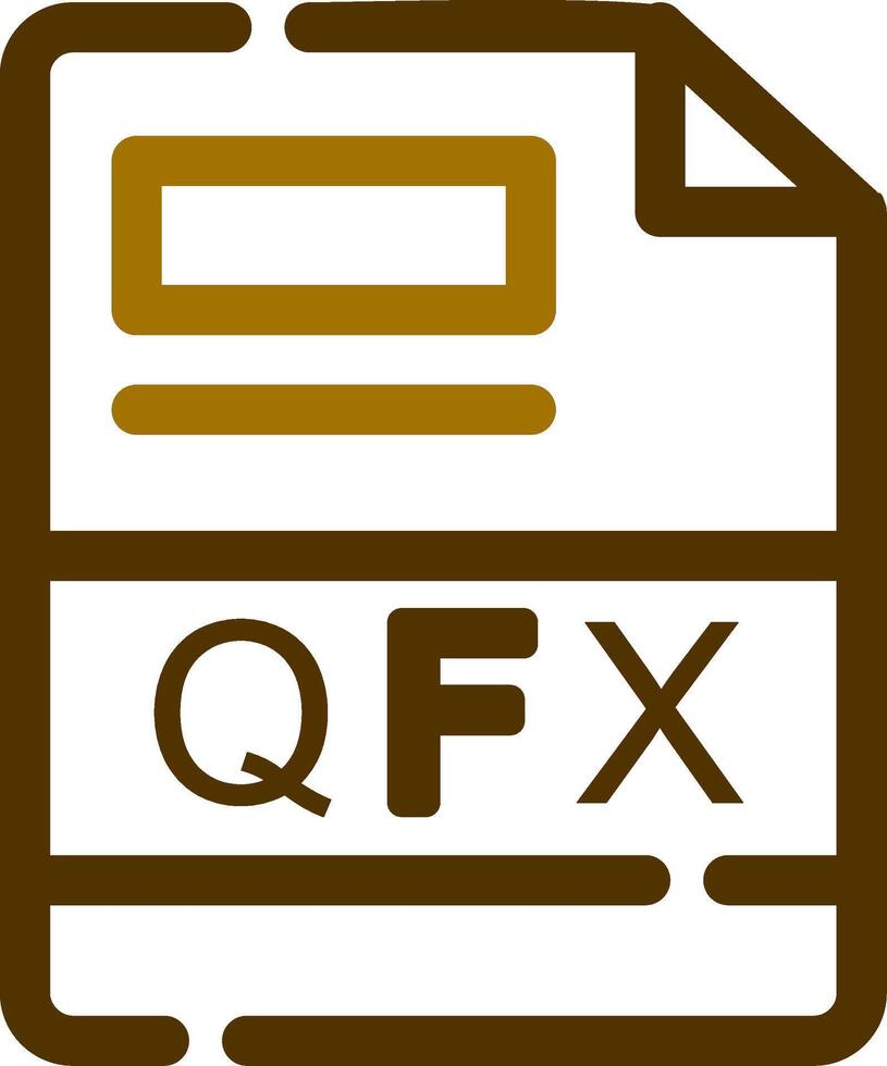 qfx creativo icono diseño vector