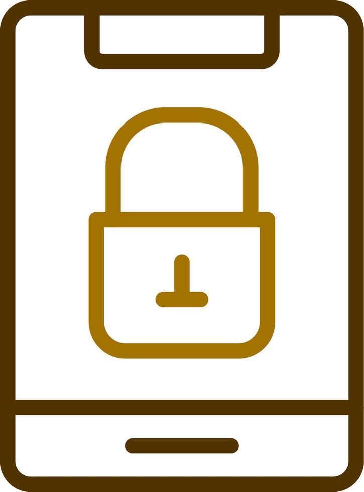 Lock Screen Creative Icon Design vector