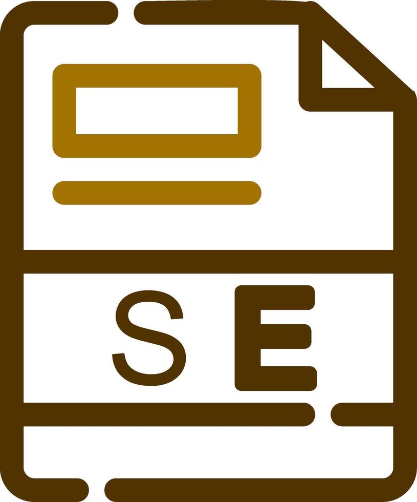SE Creative Icon Design vector