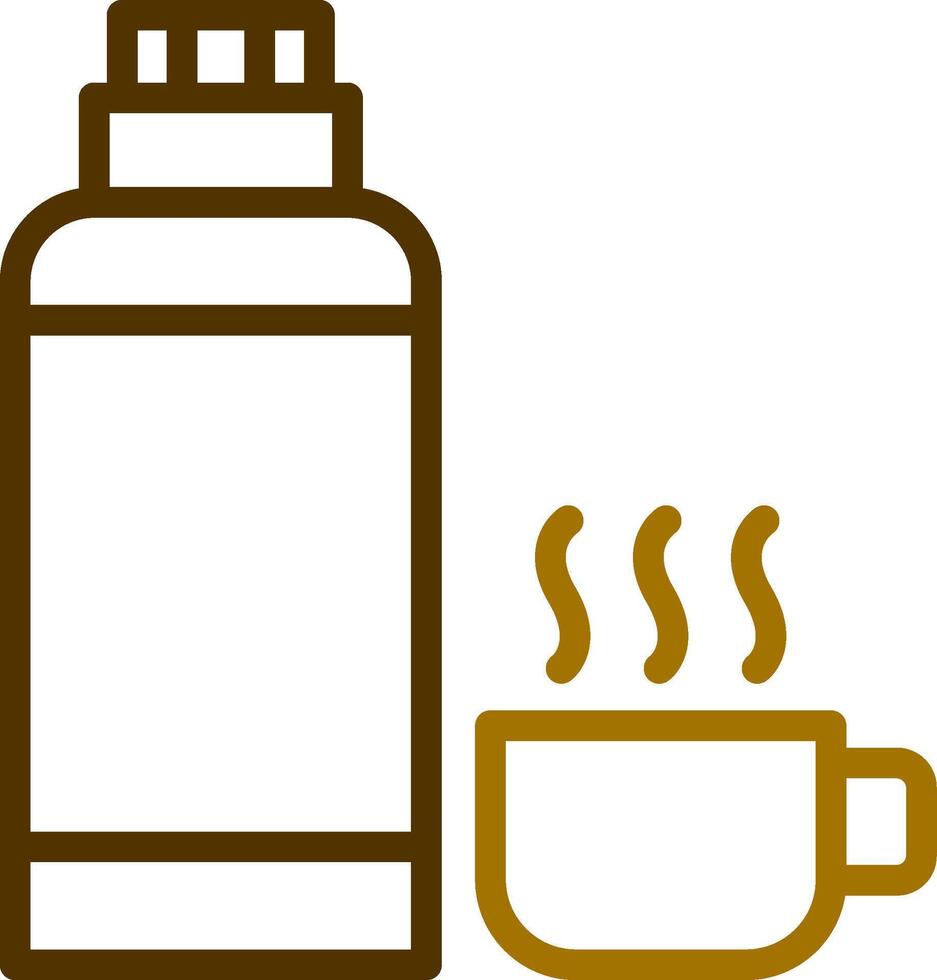 Thermos Creative Icon Design vector