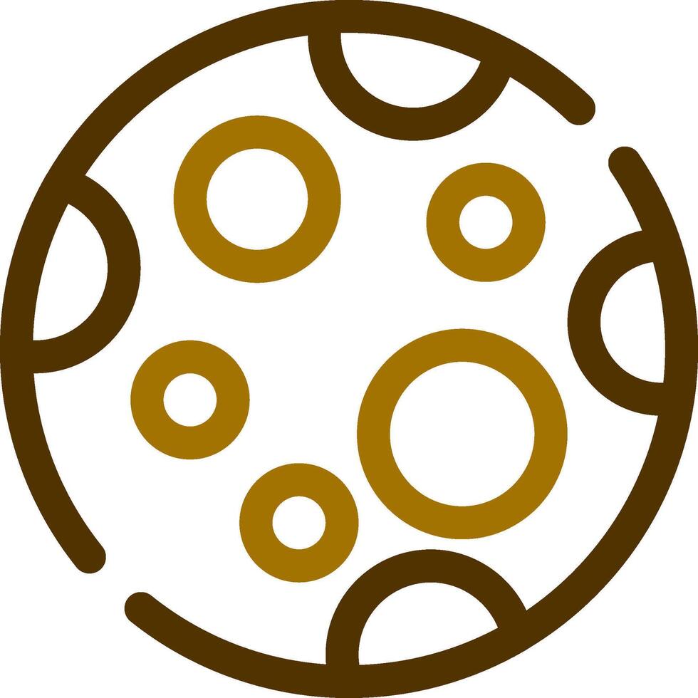 Moon Creative Icon Design vector