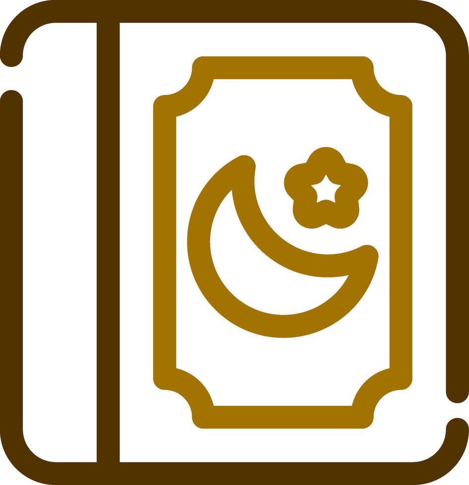 diseño de icono creativo de quran vector