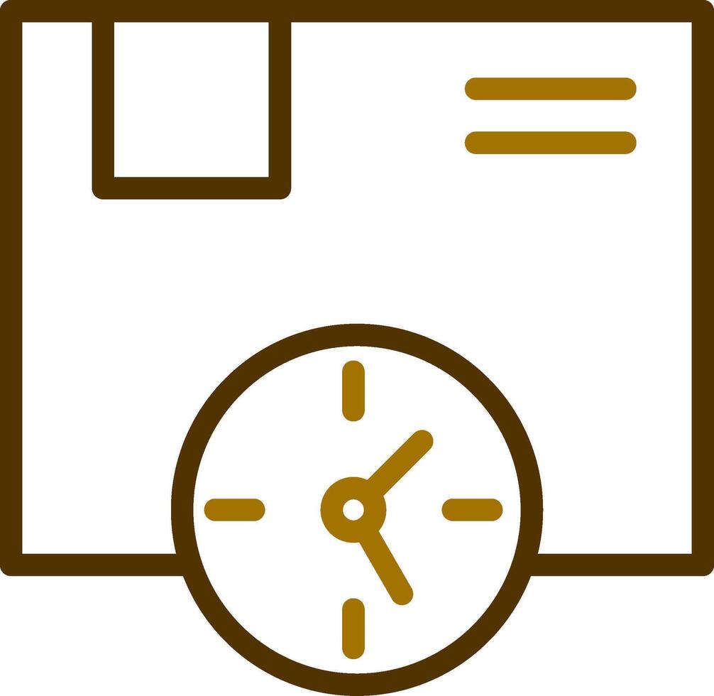 Delivery Time Creative Icon Design vector