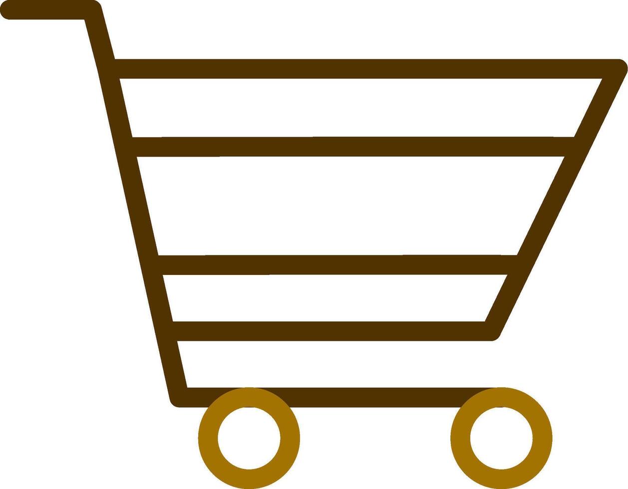 Shopping Cart Creative Icon Design vector