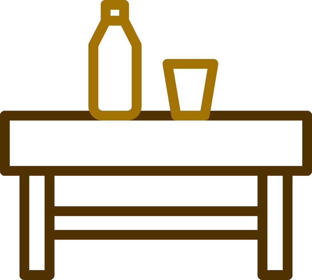 diseño de icono creativo de mesa vector