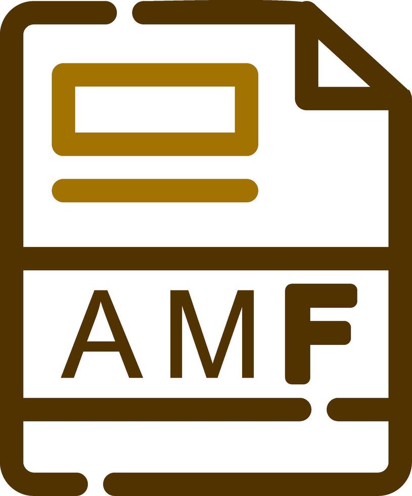 amf creativo icono diseño vector