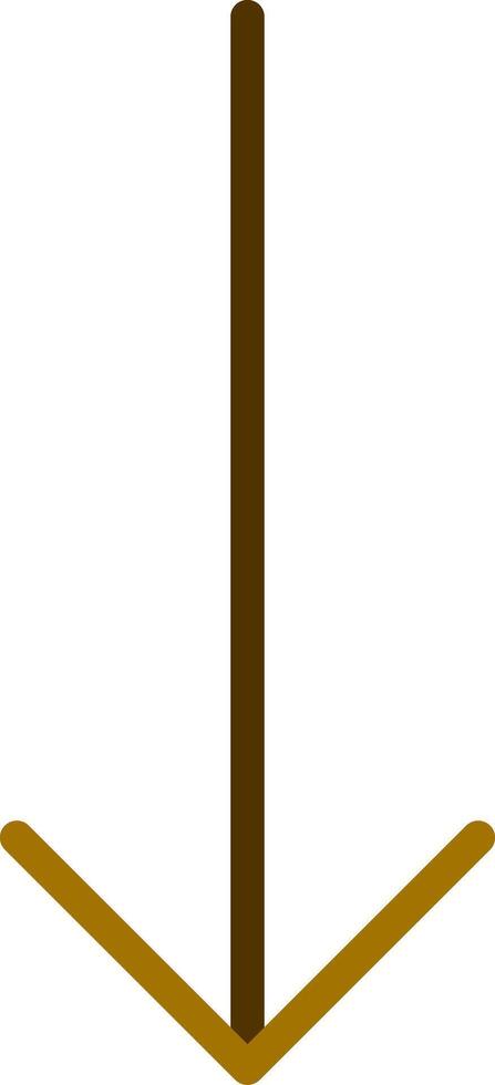 Down Arrow Creative Icon Design vector