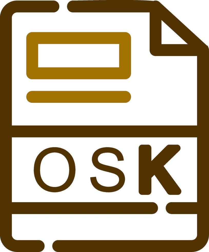 OSK Creative Icon Design vector