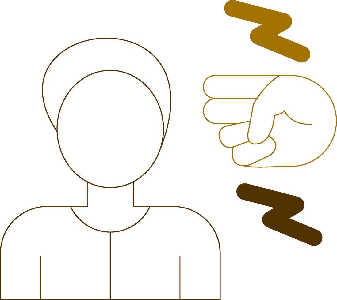 Peer Pressure Creative Icon Design vector