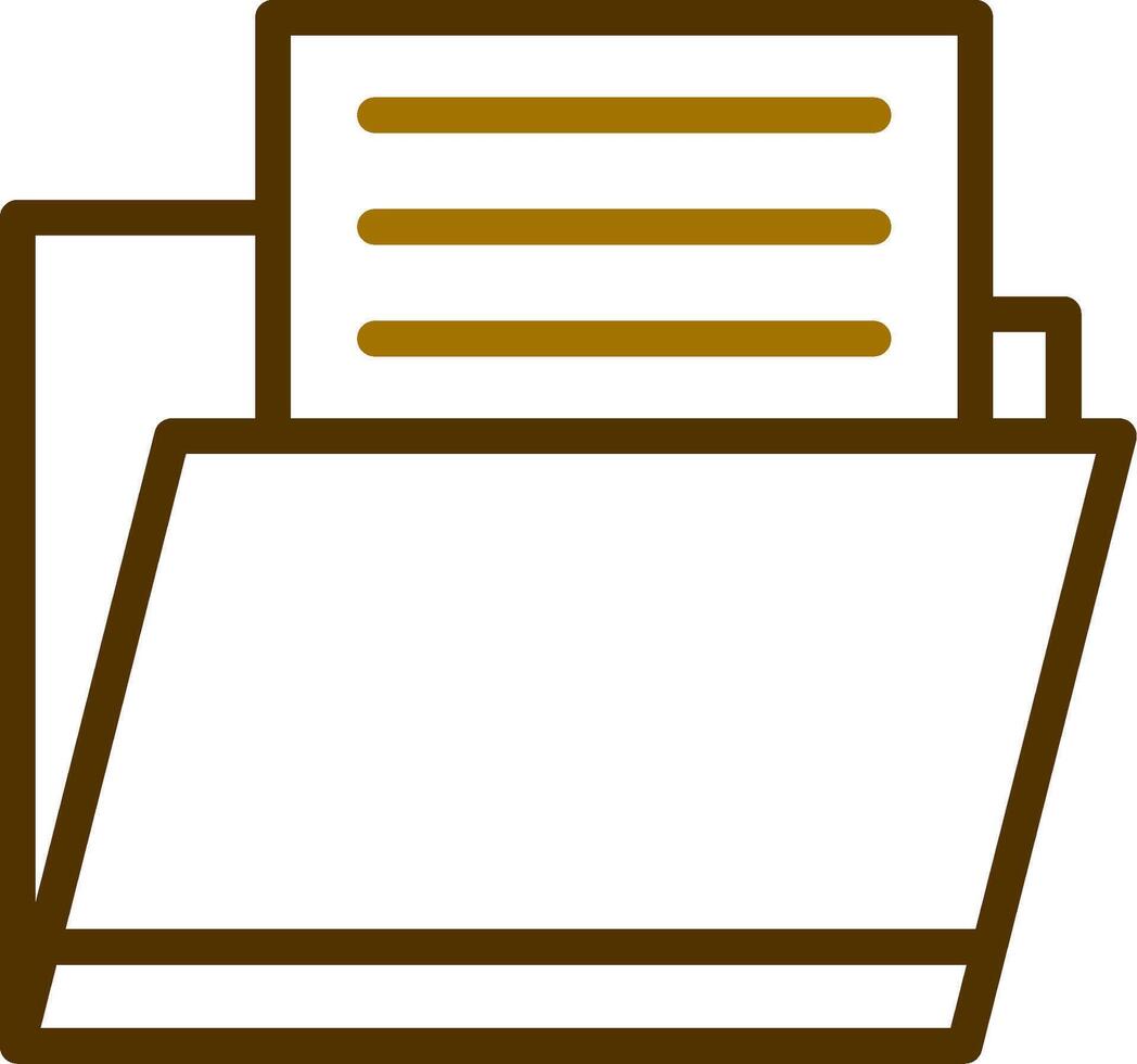 Document Folder Creative Icon Design vector