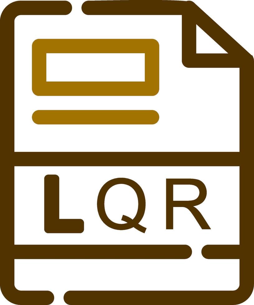 LQR Creative Icon Design vector