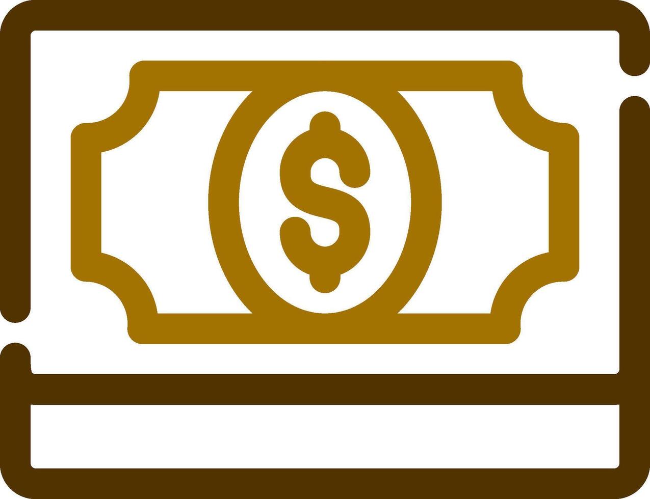 Banknotes Creative Icon Design vector