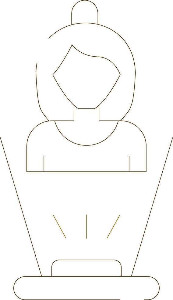 Hologram Creative Icon Design vector