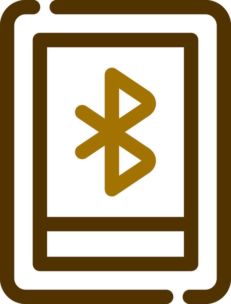 diseño de icono creativo bluetooth vector