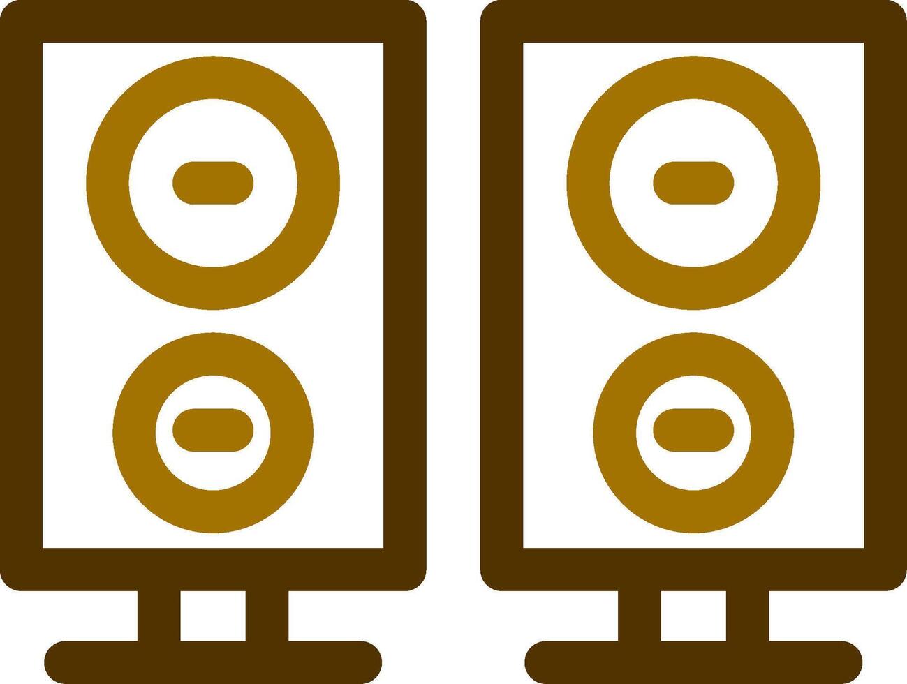 Speakers Creative Icon Design vector