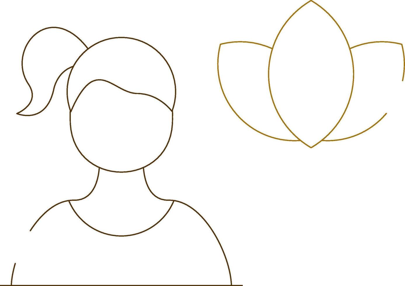 Meditation Creative Icon Design vector