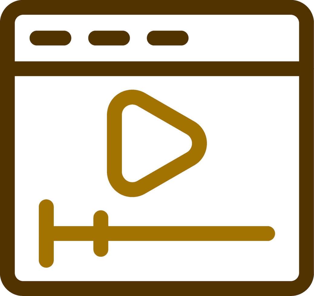 Video Creative Icon Design vector