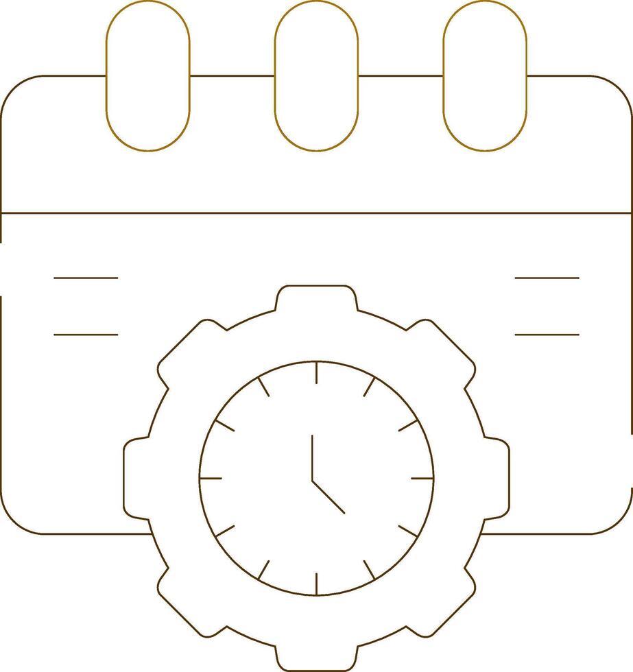 Schedule Procedure Creative Icon Design vector