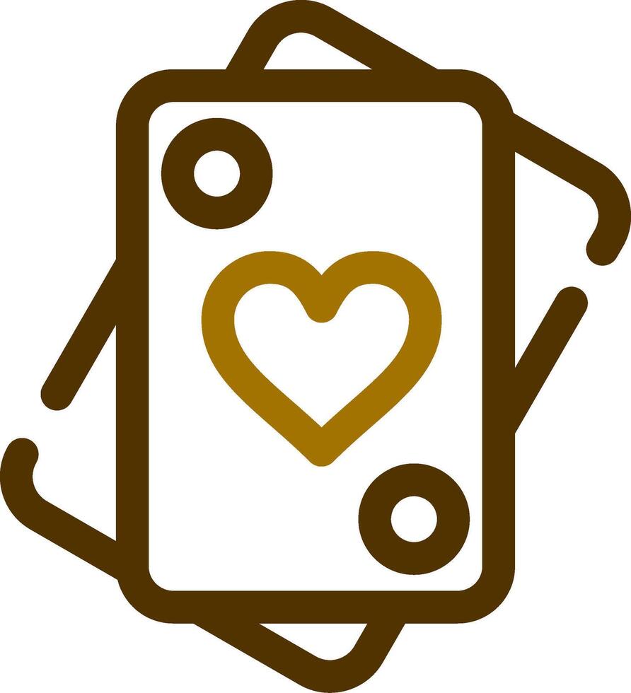 Playing Cards Creative Icon Design vector