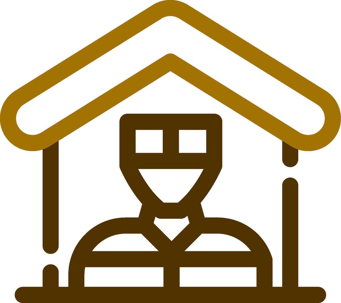 Mortgage Fraud Creative Icon Design vector