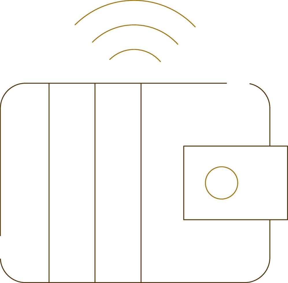 Smart Wallet Creative Icon Design vector