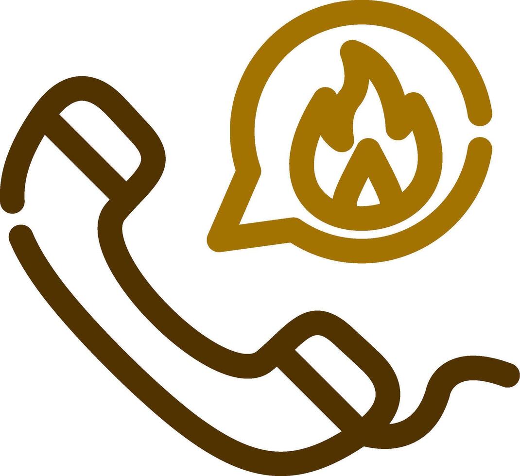 Emergency Call Creative Icon Design vector