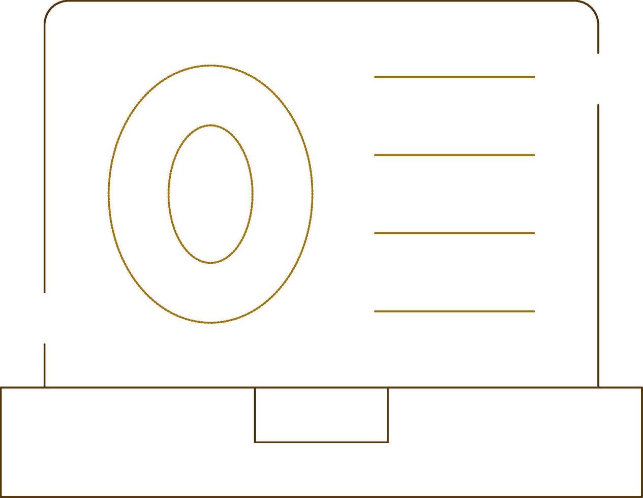 Line Two Color Design vector
