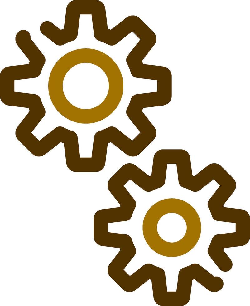 Gears Creative Icon Design vector